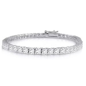 14k White Gold Finish 925 Sterling Silver Bracelet